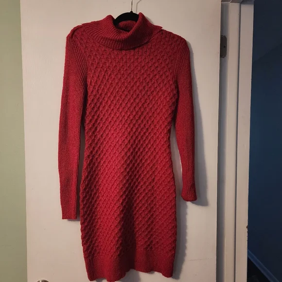 Apt. 9 | Sweaters | Apt 9 Red Sweater Dress | Poshmark